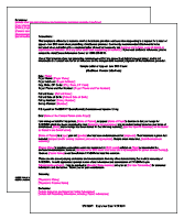 FASENRA Sample Letter of Appeal – Low Count