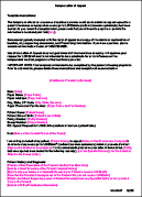 LOKELMA Sample Letter of Appeal