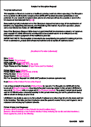 LOKELMA Sample Letter of Tier Exception
