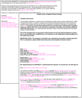 WAINUA Sample Appeal Letter - Product Change