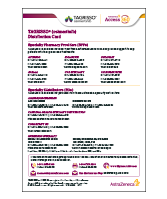 TAGRISSO Distribution Sheet