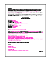 Access360 Appeal Template